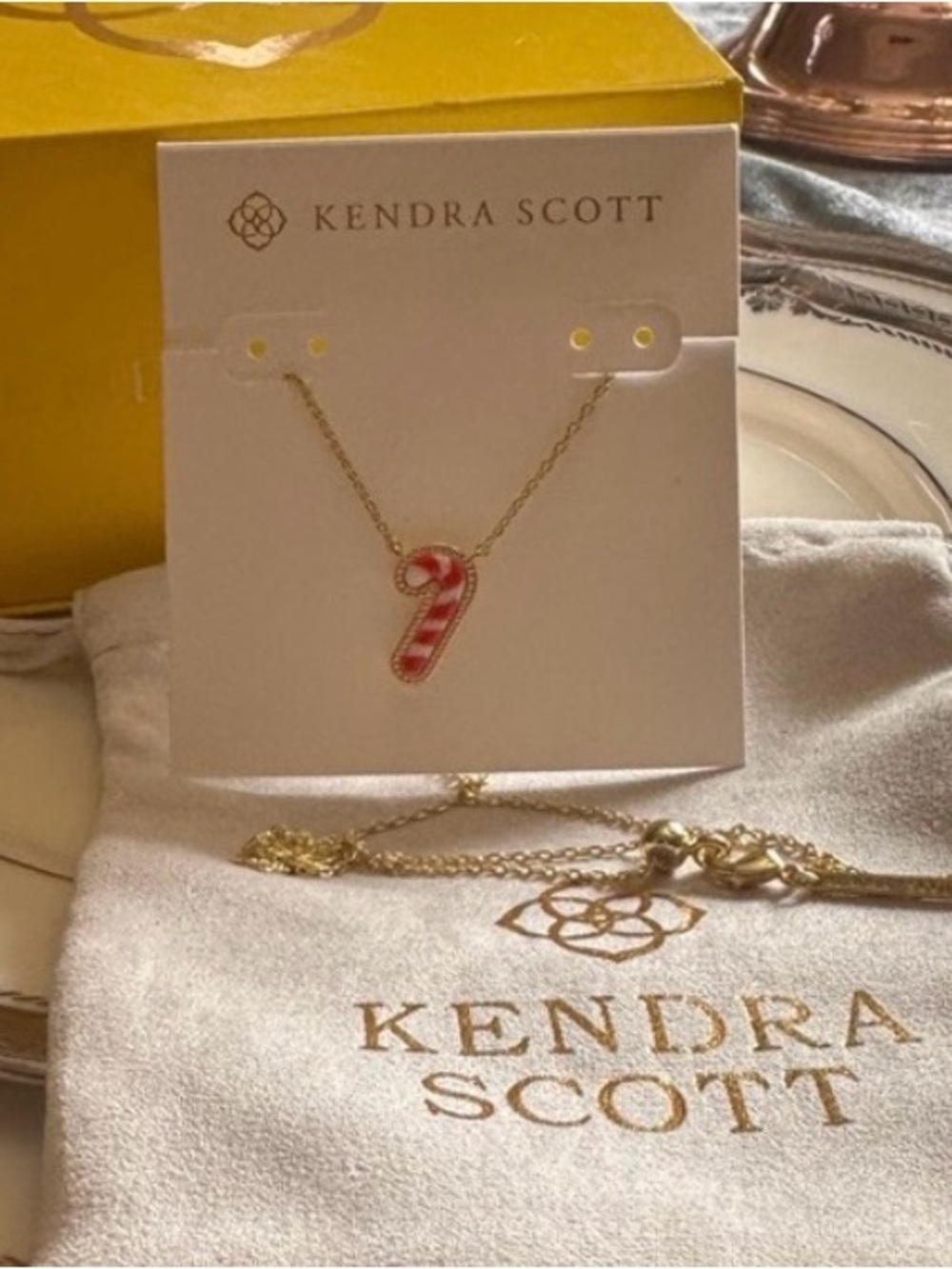 Kendra Scott Candy Cane Necklace‎ NEW